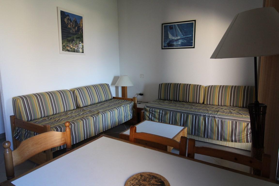 Location de vacances en appartement (avec piscine) 5 personnes à PORTICCIO (40)